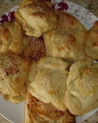 Пирожки с рисом и курицей