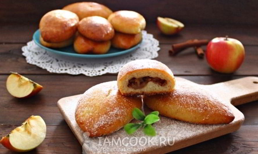 Рецепт пирожков с яблоком и корицей