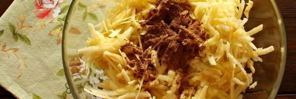 пирожки с яблоком и корицей