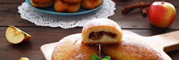 пирожки с яблоком и корицей