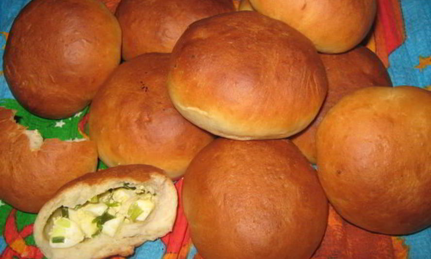 Рецепт пирожков с яйцом и луком