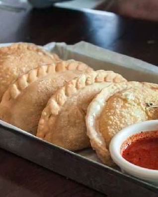 Витые пирожки с овощами