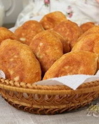 Воздушные пирожки на сковороде