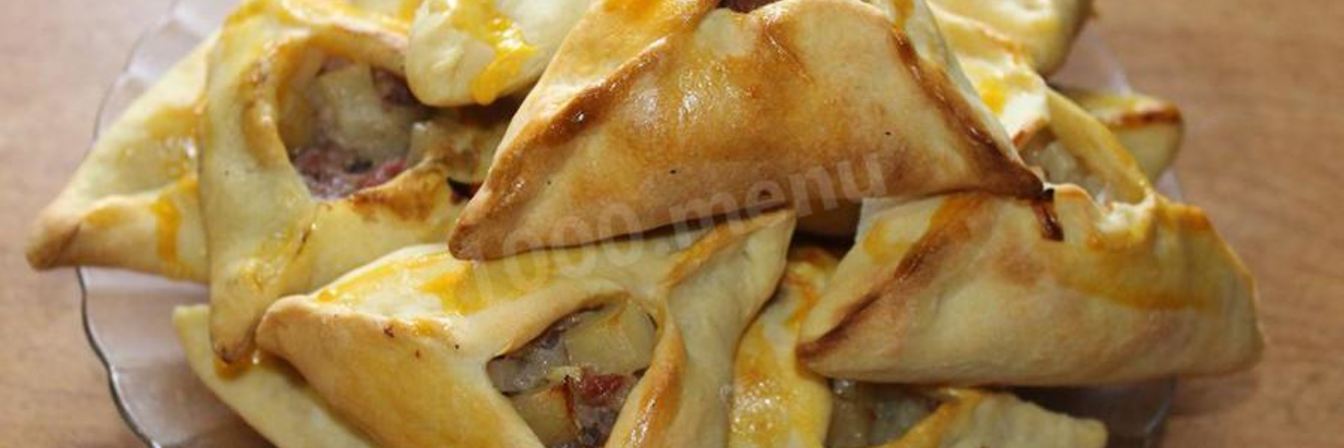 Эчпочмак с курицей и картошкой