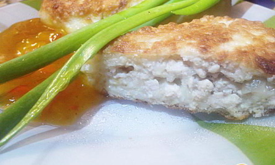 Рецепт жареных пирожков из пшенной каши с фаршем