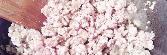 жареные пирожки из пшенной каши с фаршем