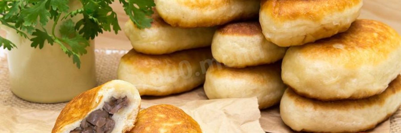 Жареные пирожки с грибами