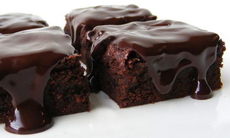 Рецепт американских шоколадных брауни с вишней