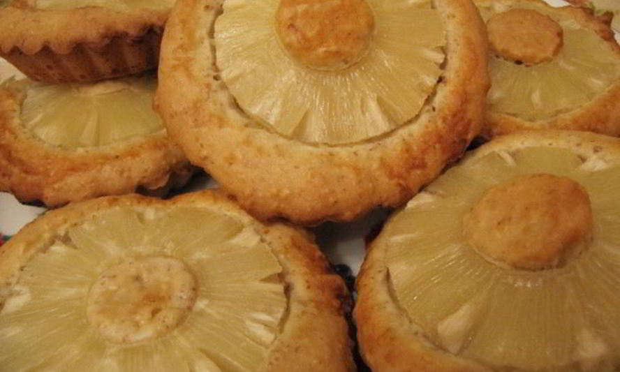 Рецепт ананасовых пирожных
