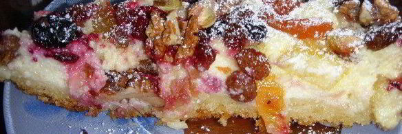 ароматное творожное пирожное