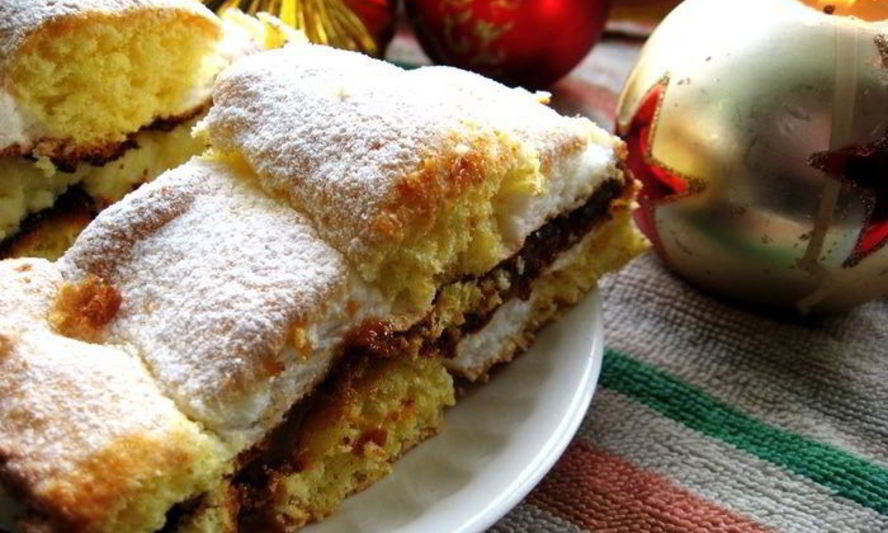 Рецепт австрийских пирожных полосок кардинал