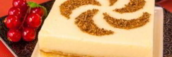 бисквитное пирожное с апельсиновым суфле