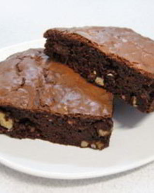 Брауни с грецкими орехами