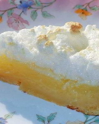 Лимонные пирожные с безе