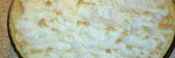 лимонные пирожные с безе