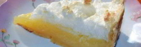 лимонные пирожные с безе