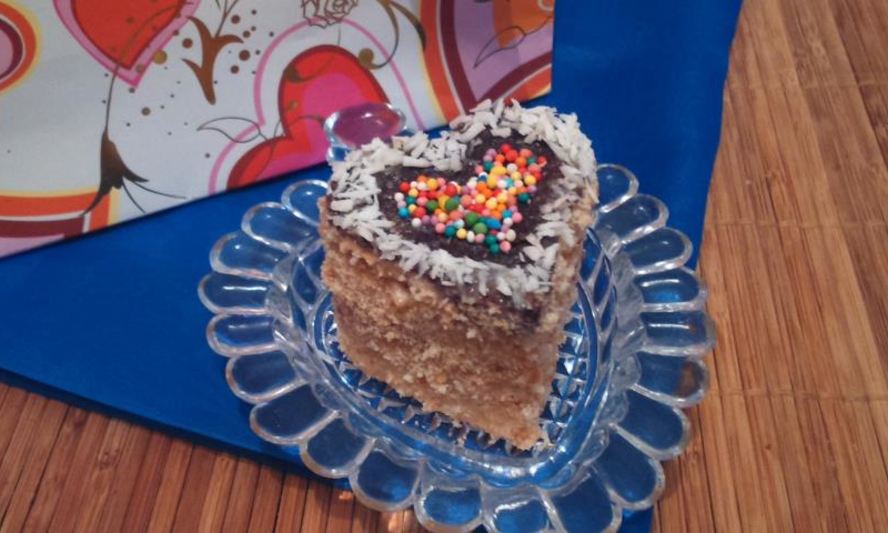 Рецепт мини-пирожного валентинка