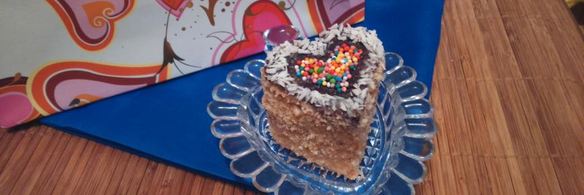 мини-пирожное валентинка