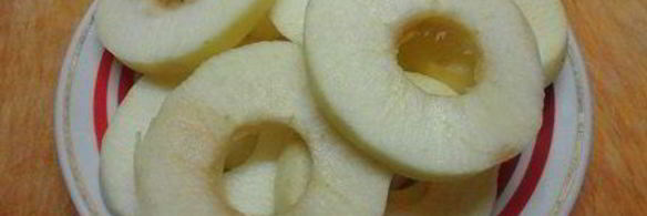 песочные пирожные с яблоками