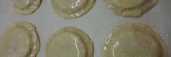 песочные пирожные с яблоками