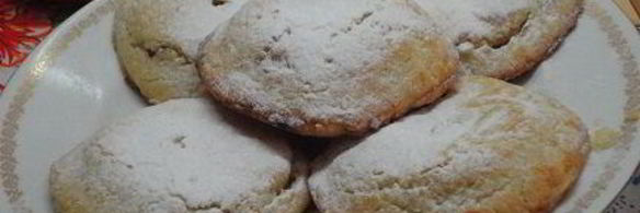 песочные пирожные с яблоками