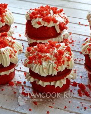 Пирожное Красный бархат