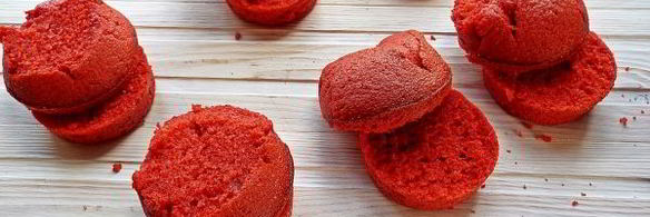 пирожное красный бархат