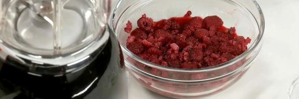 пирожное малиновые облака