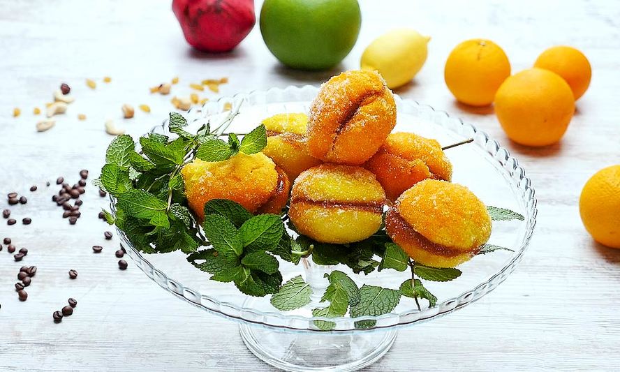 Рецепт пирожного персики