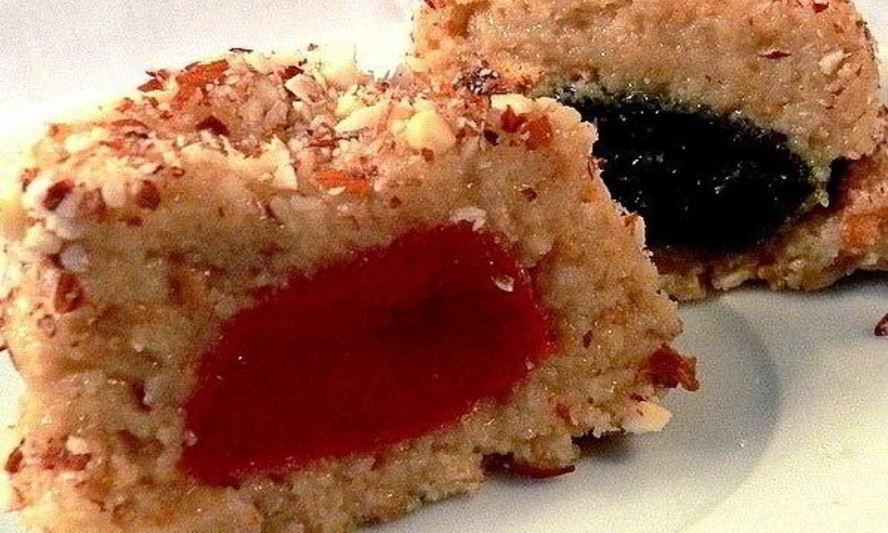 Рецепт пирожных без выпечки с мармеладом