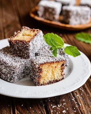 Пирожные Ламингтон