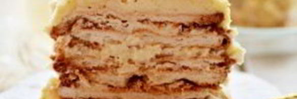 простое слоеное пирожное