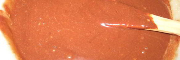 шоколадно-сырное пирожное с брусникой