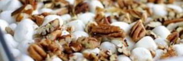 шоколадные пирожные с орехами и суфле