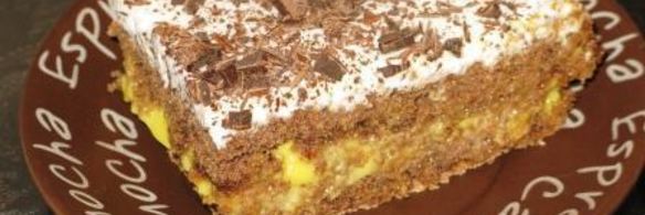 шоколадные пирожные с цитрусовой прослойкой