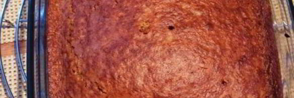 тыквенное пирожное с грецким орехом