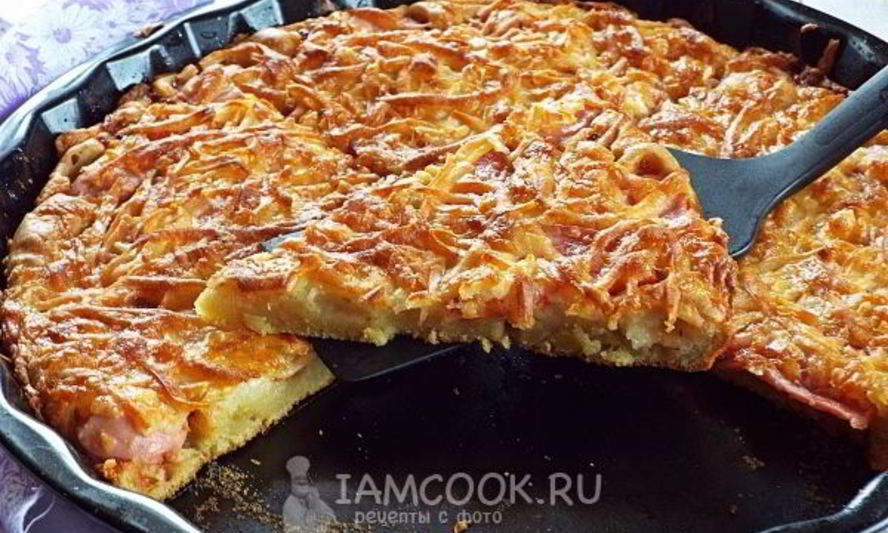 Рецепт быстрой пиццы на кефире