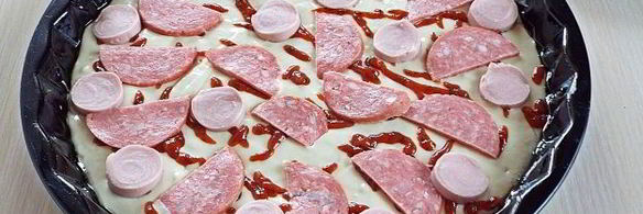 быстрая пицца на кефире