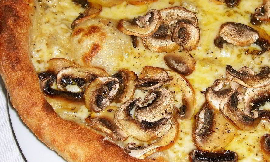 Рецепт домашней пиццы с грибами