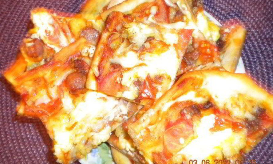 Рецепт домашней пиццы