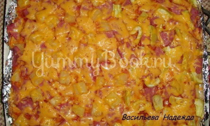 Рецепт гавайской пиццы
