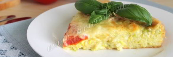 кабачковая пицца