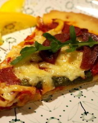 Легкая пицца