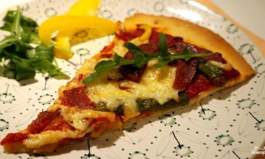 Рецепт легкой пиццы