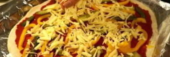 легкая пицца