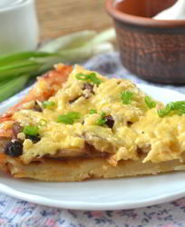 Пицца на кефире