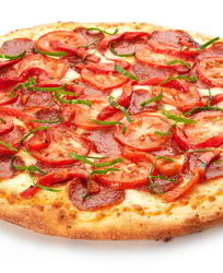 Пицца с помидорами