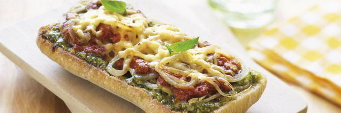 Пицца из батона