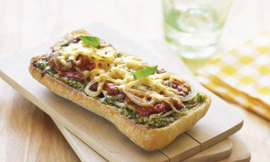 Рецепт пиццы из батона