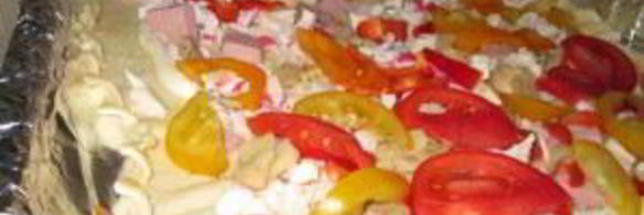 пицца из слоеного теста